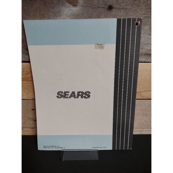 VTG Sears DIY Repair Manual for Kenmore Gas/Electric Dryers 1987 - Picture 2 of 2